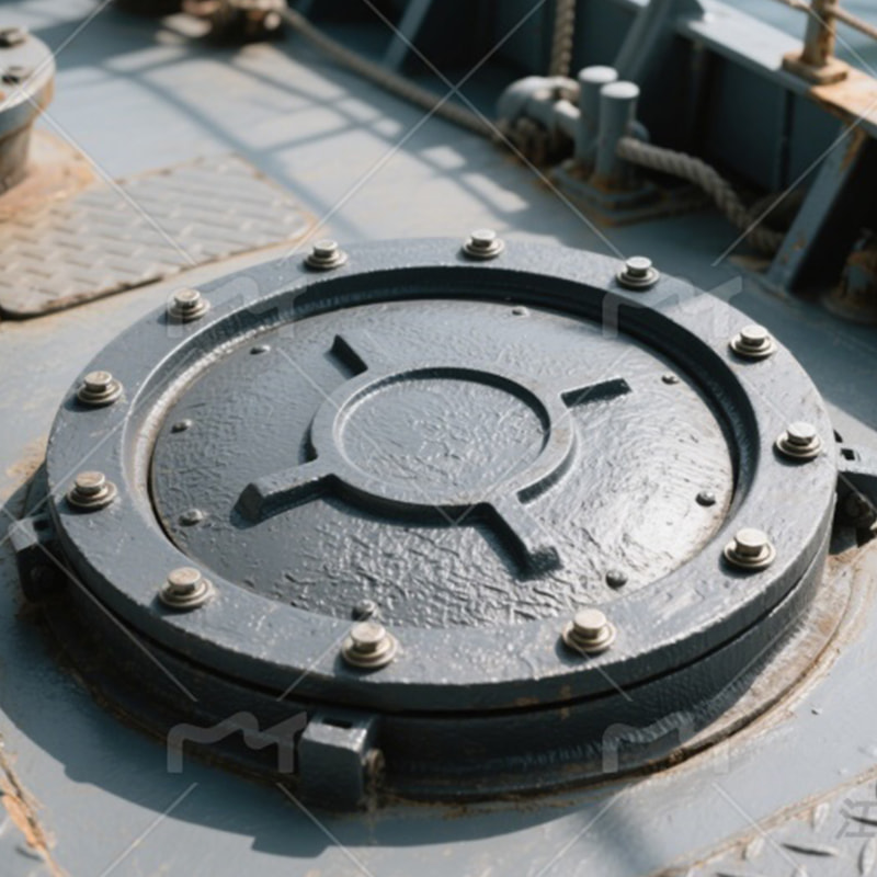 Tapa de alcantarilla marina